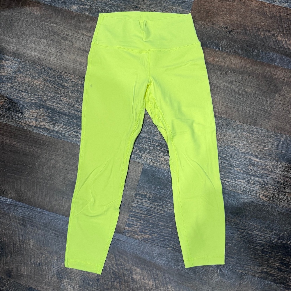 Yellow Lululemon Align 25" Size 10